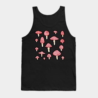 Red Mushrooms Tank Top